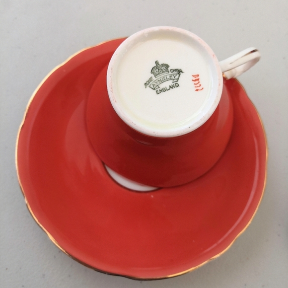 Vintage Aynsley Morning Glory Croset Teacup and Saucer - Picture 4 of 5